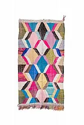 Marokkaanse Berber tapijt Boucherouite 150 x 275 cm