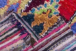 Marokkaanse Berber tapijt Boucherouite 245 x 135 cm