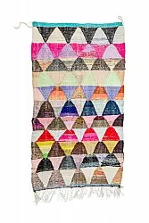 Marokkaanse Berber tapijt Boucherouite 145 x 270 cm