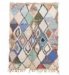 Marokkaanse Berber tapijt Boucherouite 230 x 130 cm
