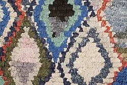 Marokkaanse Berber tapijt Boucherouite 230 x 130 cm