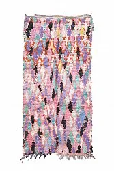 Marokkaanse Berber tapijt Boucherouite 220 x 105 cm