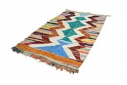 Marokkaanse Berber tapijt Boucherouite 125 x 225 cm