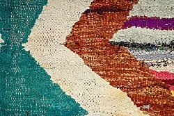 Marokkaanse Berber tapijt Boucherouite 125 x 225 cm