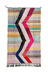 Marokkaanse Berber tapijt Boucherouite 125 x 220 cm