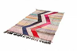 Marokkaanse Berber tapijt Boucherouite 125 x 220 cm