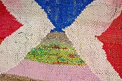 Marokkaanse Berber tapijt Boucherouite 135 x 305 cm