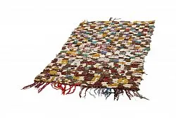 Marokkaanse Berber tapijt Boucherouite 215 x 130 cm