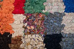 Marokkaanse Berber tapijt Boucherouite 270 x 145 cm