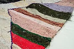 Marokkaanse Berber tapijt Boucherouite 125 x 230 cm