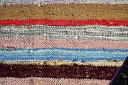 Marokkaanse Berber tapijt Boucherouite 125 x 230 cm