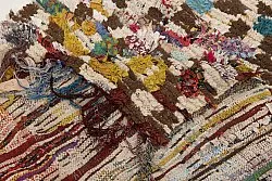 Marokkaanse Berber tapijt Boucherouite 215 x 130 cm