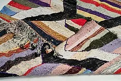 Marokkaanse Berber tapijt Boucherouite 125 x 230 cm