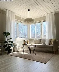 Hoogpolig vloerkleed - Soft Shine (beige)