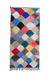 Marokkaanse Berber tapijt Boucherouite 145 x 300 cm