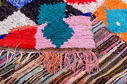 Marokkaanse Berber tapijt Boucherouite 200 x 140 cm