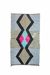 Marokkaanse Berber tapijt Boucherouite 155 x 275 cm