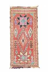 Marokkaanse Berber tapijt Boucherouite 275 x 130 cm