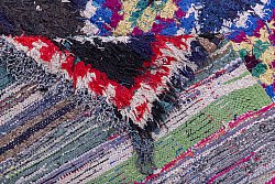 Marokkaanse Berber tapijt Boucherouite 265 x 140 cm