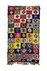 Marokkaanse Berber tapijt Boucherouite 235 x 125 cm