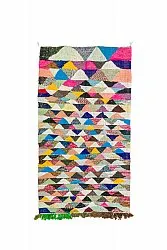 Marokkaanse Berber tapijt Boucherouite 125 x 225 cm