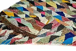 Marokkaanse Berber tapijt Boucherouite 125 x 225 cm