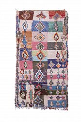 Marokkaanse Berber tapijt Boucherouite 275 x 145 cm