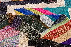 Marokkaanse Berber tapijt Boucherouite 135 x 245 cm