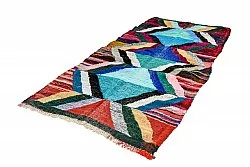 Marokkaanse Berber tapijt Boucherouite 135 x 275 cm