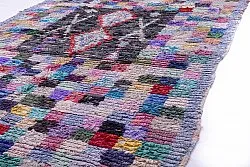 Marokkaanse Berber tapijt Boucherouite 215 x 135 cm