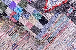 Marokkaanse Berber tapijt Boucherouite 215 x 135 cm