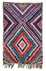 Marokkaanse Berber tapijt Boucherouite 210 x 140 cm