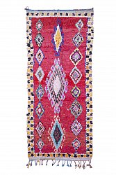 Marokkaanse Berber tapijt Boucherouite 325 x 140 cm