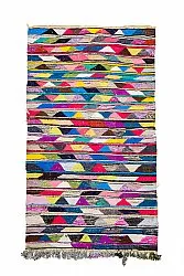Marokkaanse Berber tapijt Boucherouite 130 x 225 cm