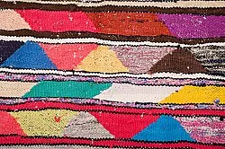 Marokkaanse Berber tapijt Boucherouite 130 x 225 cm
