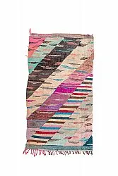 Marokkaanse Berber tapijt Boucherouite 135 x 245 cm