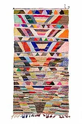 Marokkaanse Berber tapijt Boucherouite 140 x 275 cm