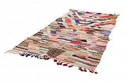 Marokkaanse Berber tapijt Boucherouite 140 x 275 cm