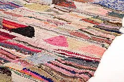 Marokkaanse Berber tapijt Boucherouite 140 x 275 cm