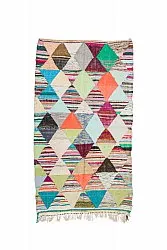 Marokkaanse Berber tapijt Boucherouite 140 x 250 cm