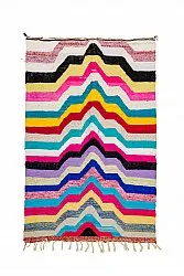 Marokkaanse Berber tapijt Boucherouite 130 x 195 cm