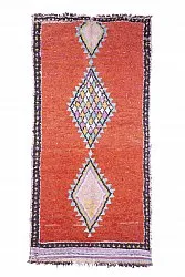Marokkaanse Berber tapijt Boucherouite 365 x 175 cm