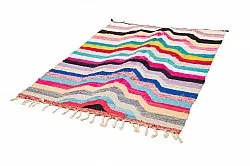 Marokkaanse Berber tapijt Boucherouite 130 x 195 cm