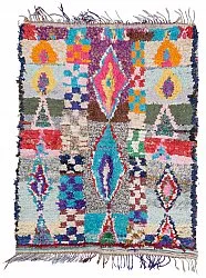 Marokkaanse Berber tapijt Boucherouite 195 x 150 cm