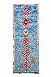 Marokkaanse Berber tapijt Boucherouite 125 x 340 cm
