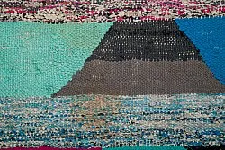 Marokkaanse Berber tapijt Boucherouite 145 x 250 cm
