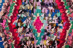 Marokkaanse Berber tapijt Boucherouite 255 x 145 cm