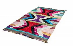 Marokkaanse Berber tapijt Boucherouite 140 x 255 cm