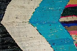 Marokkaanse Berber tapijt Boucherouite 140 x 255 cm
