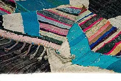 Marokkaanse Berber tapijt Boucherouite 140 x 255 cm